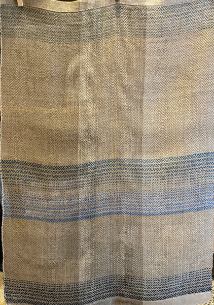 Tea Towel-Linen White And Natural Series (with natural dye prints)