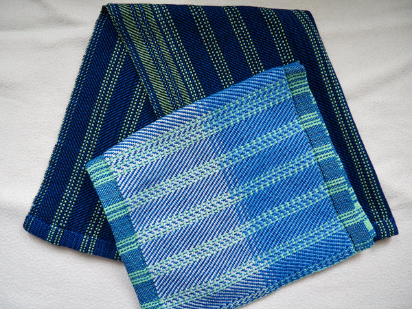 Tea Towel-Royal and Teal Geometrics Series