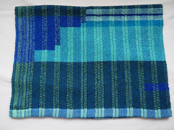 Hand Towel-Royal and Teal Geometrics Series