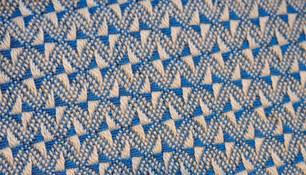 Tea Towel- blue and black strip series