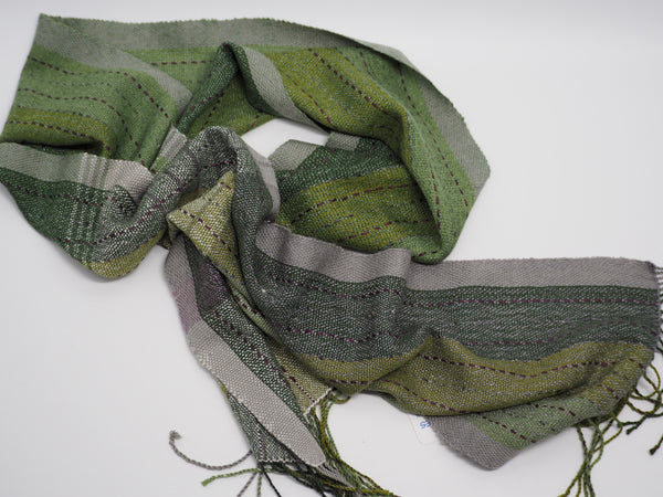 Scarf-Green and Grey Scarf