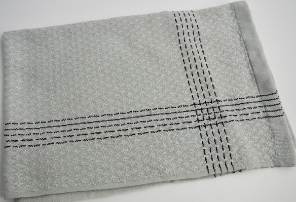 Tea Towel- blue and black strip series